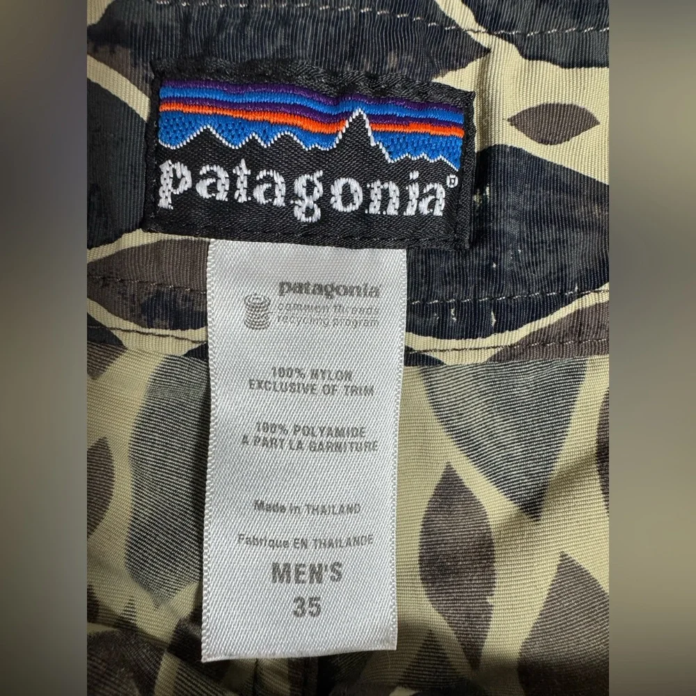 Patagonia Mens Wavefarer Unlined Nylon Board Shorts Surf Swim Trunk Outdoor‎ 35